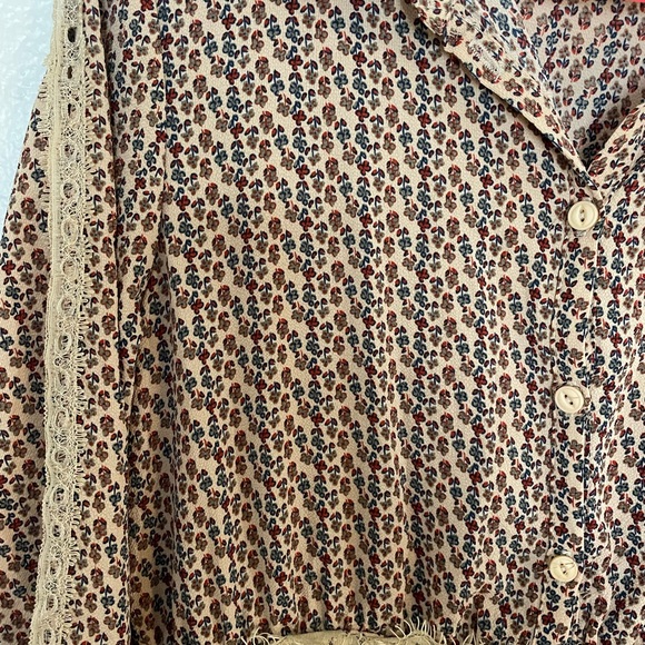 Floral button dress size medium - Picture 2 of 3